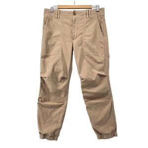 Citizens of Humanity Womens Agni Khaki Utility Jogger Pants Button Fly Size 28